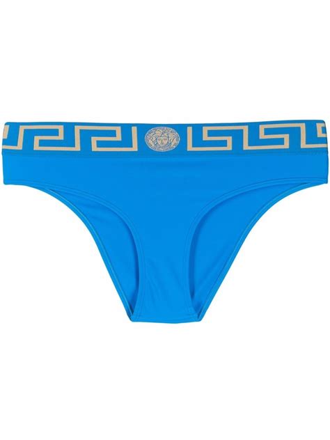 versace two piece bathing suit|versace greca bikini bottoms.